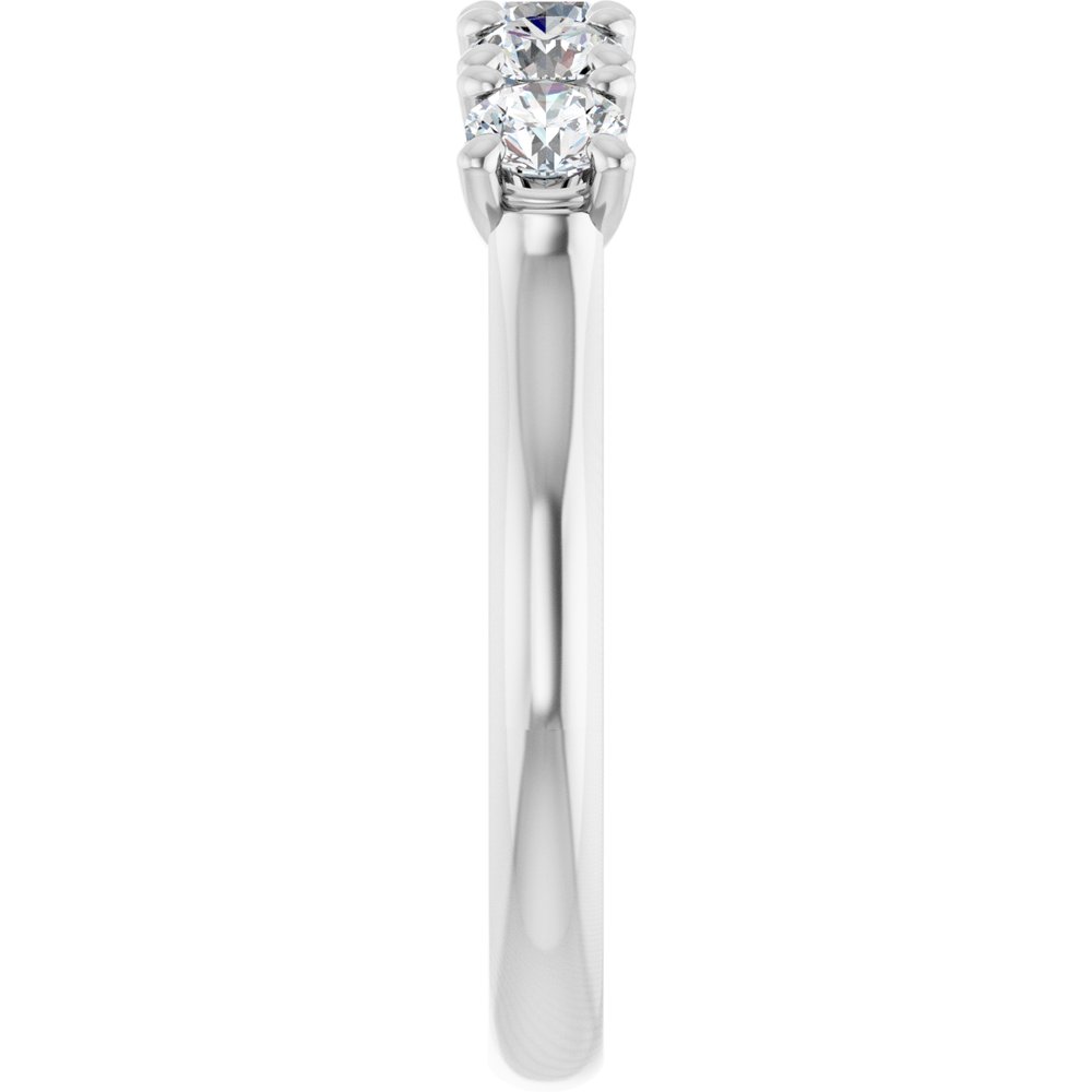 14K White Gold 3/4 CTW Lab-Grown Diamond Anniversary Band