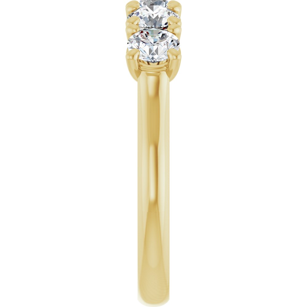 14K Yellow Gold 1 1/4 CTW Lab-Grown Diamond Anniversary Band