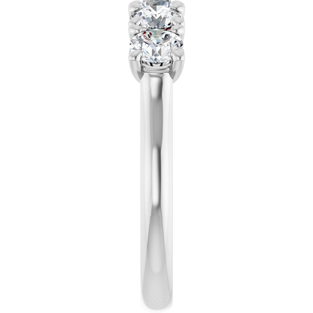 14K White Gold 1 1/4 CTW Lab-Grown Diamond Anniversary Band