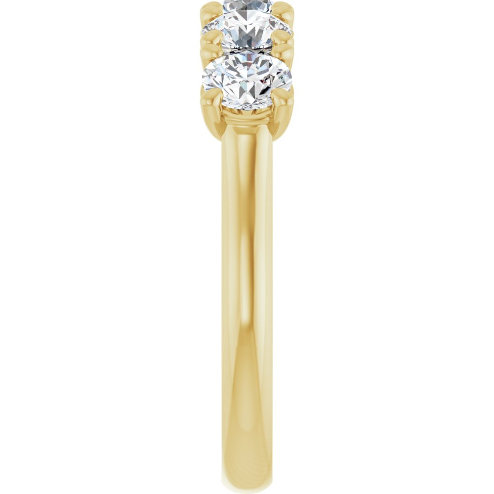 14K Yellow Gold 1 5/8 CTW Lab-Grown Diamond Anniversary Band