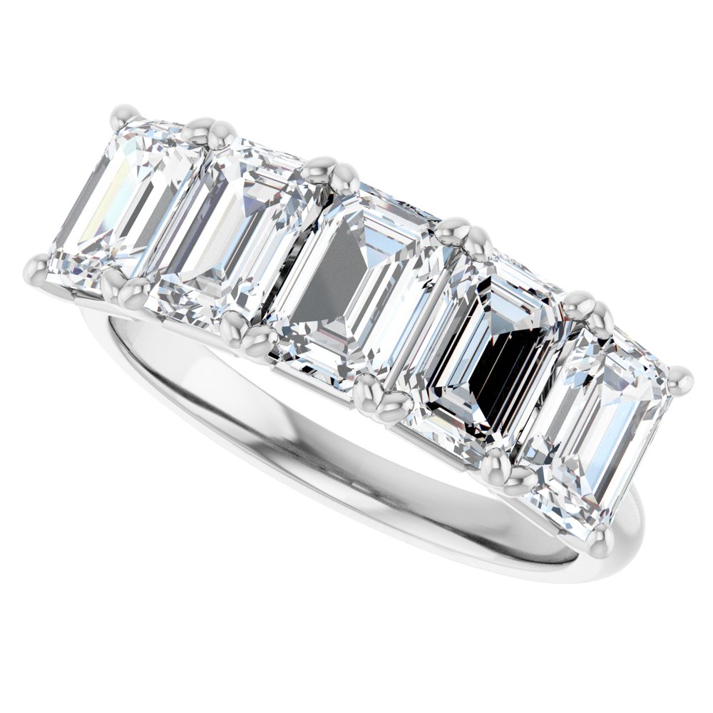 14K White Gold 2 1/2 CTW Lab-Grown Diamond Anniversary Band