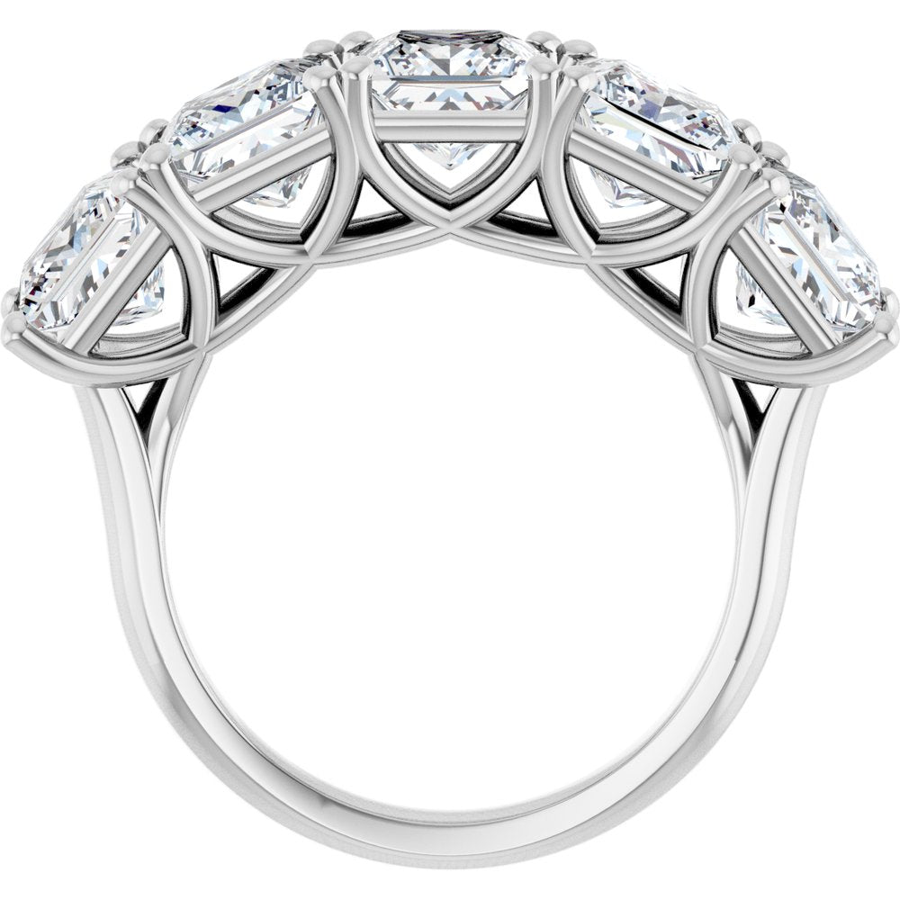 14K White Gold 5 1/3 CTW Lab-Grown Diamond Anniversary Band