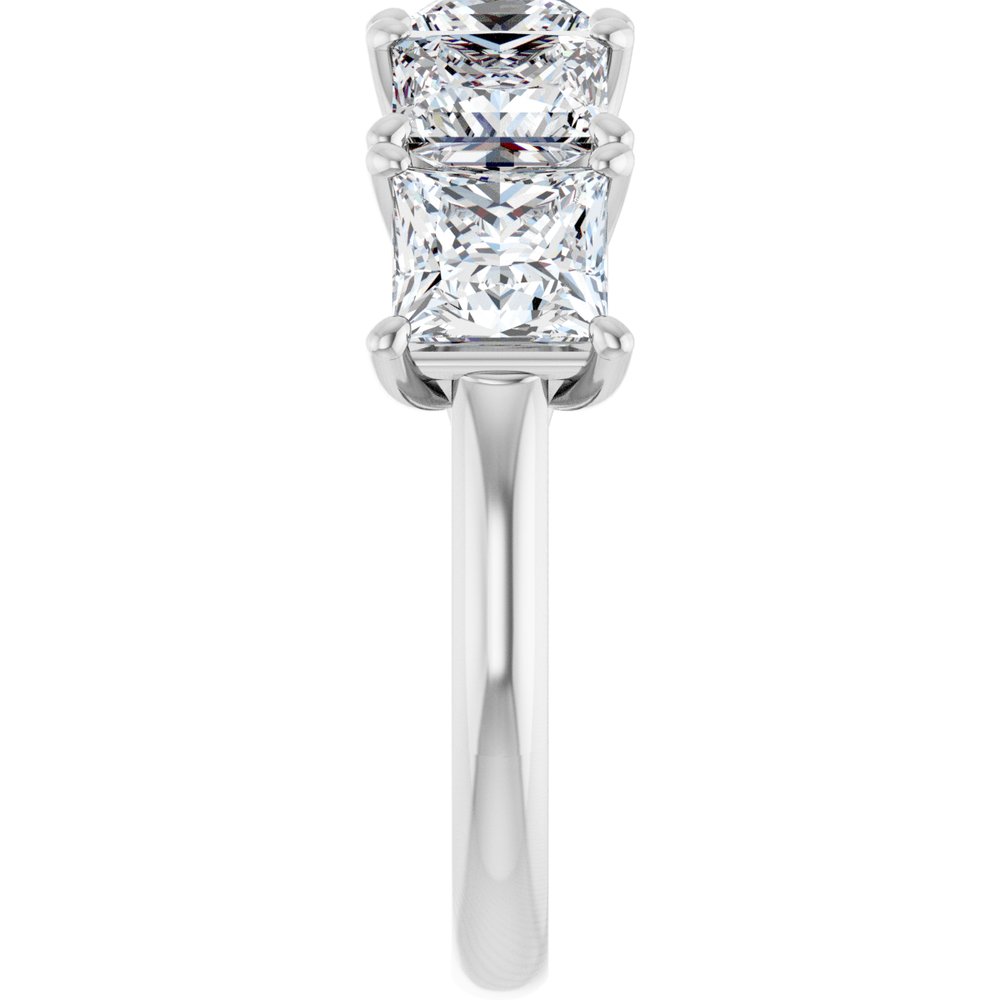 14K White Gold 5 1/3 CTW Lab-Grown Diamond Anniversary Band