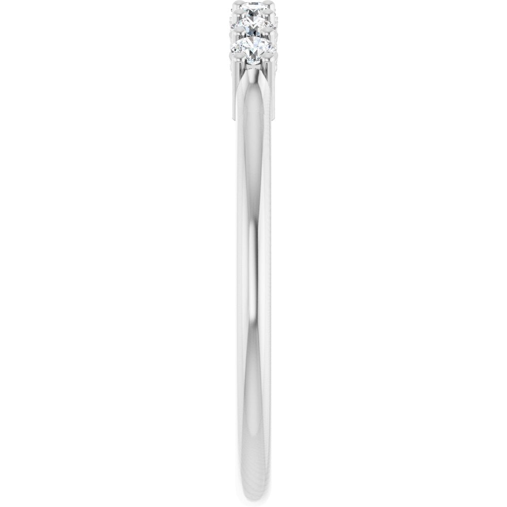 14K Yellow Gold 1/5 CTW Lab-Grown Diamond Anniversary Band