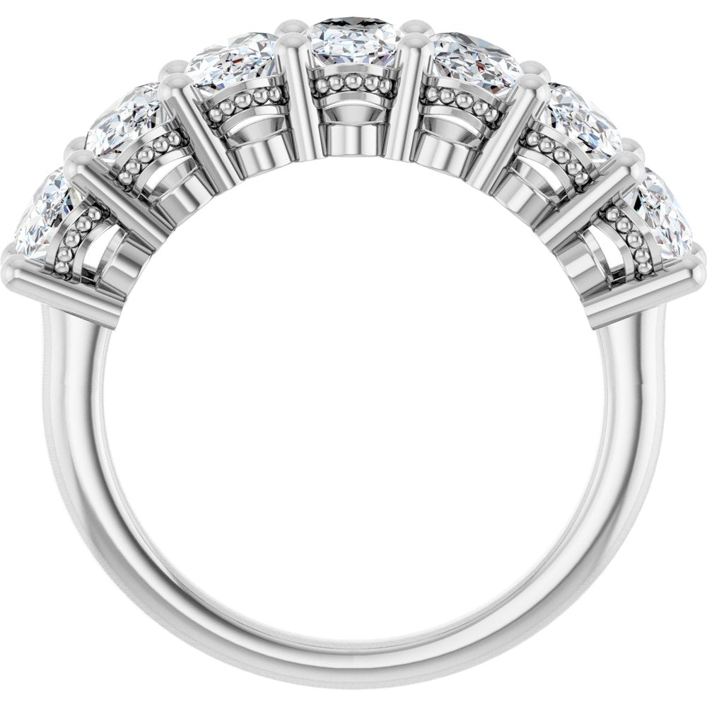 14K White Gold 2 3/4 CTW Lab-Grown Diamond Anniversary Band