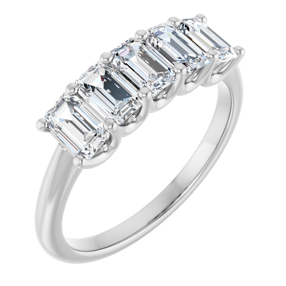Platinum 1 1/2 CTW Lab-Grown Diamond Anniversary Band