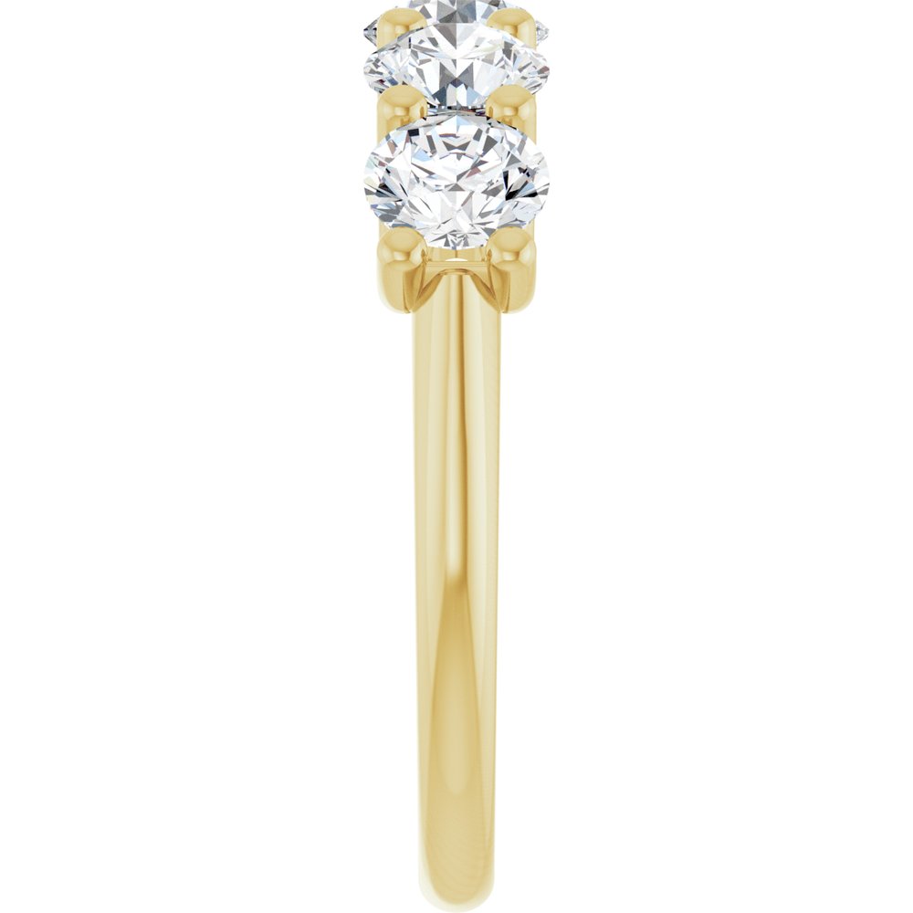 14K Yellow Gold 1 9/10 CTW Lab-Grown Diamond Anniversary Band