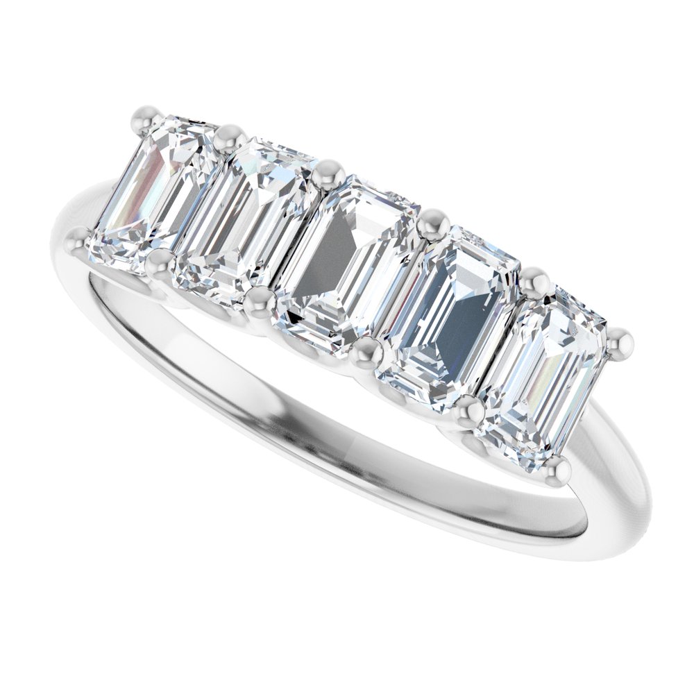 14K White Gold 1 1/2 CTW Lab-Grown Diamond Anniversary Band