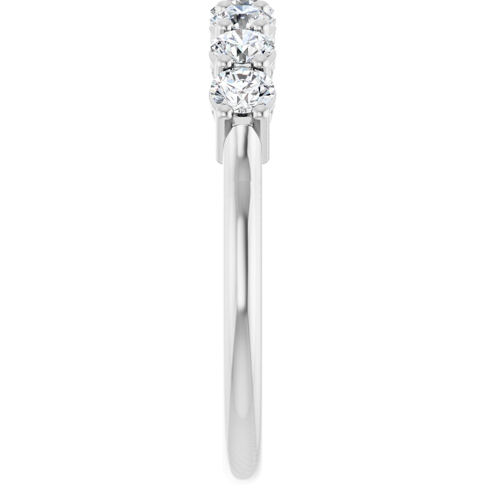 14K White Gold 3/4 CTW Lab-Grown Diamond Anniversary Band