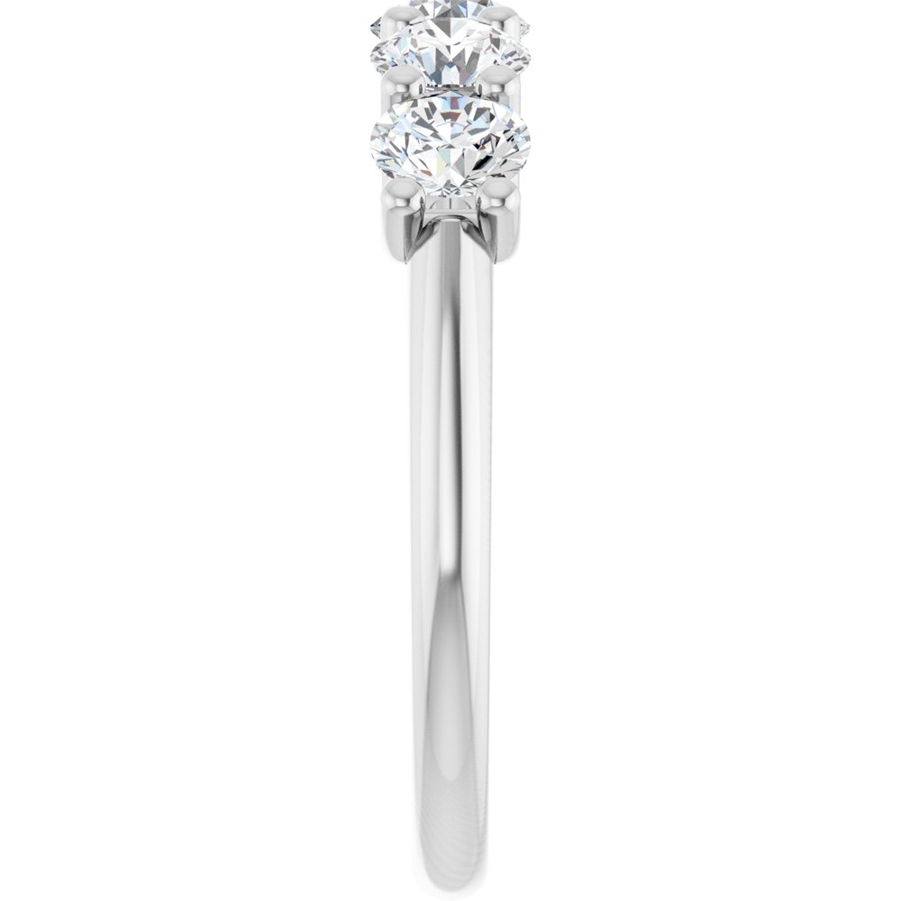 14K White Gold 1 1/3 CTW Natural Diamond Anniversary Band