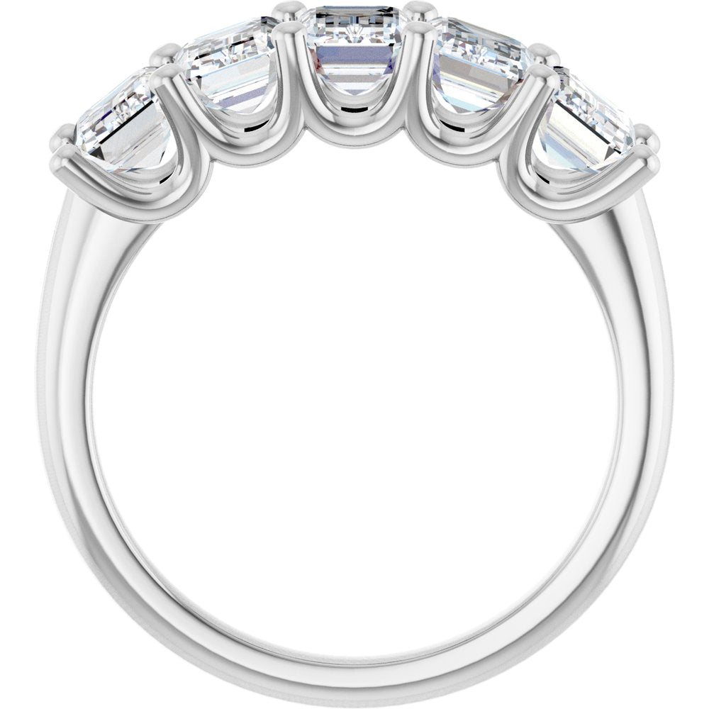 14K White Gold 3 CTW Lab-Grown Diamond Anniversary Band