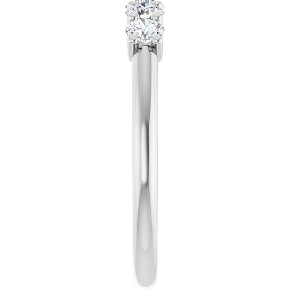 14K White Gold 1/2 CTW Lab-Grown Diamond Anniversary Band