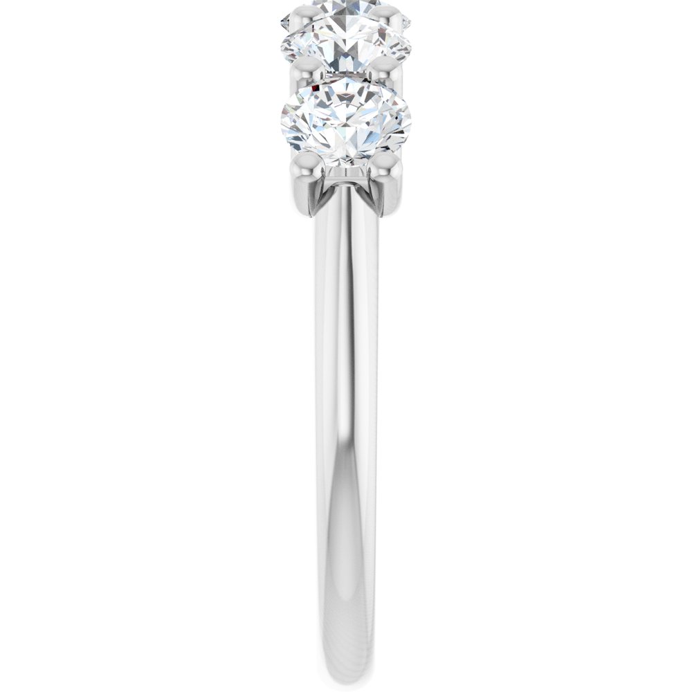 14K White Gold 1 1/2 CTW Natural Diamond Anniversary Band