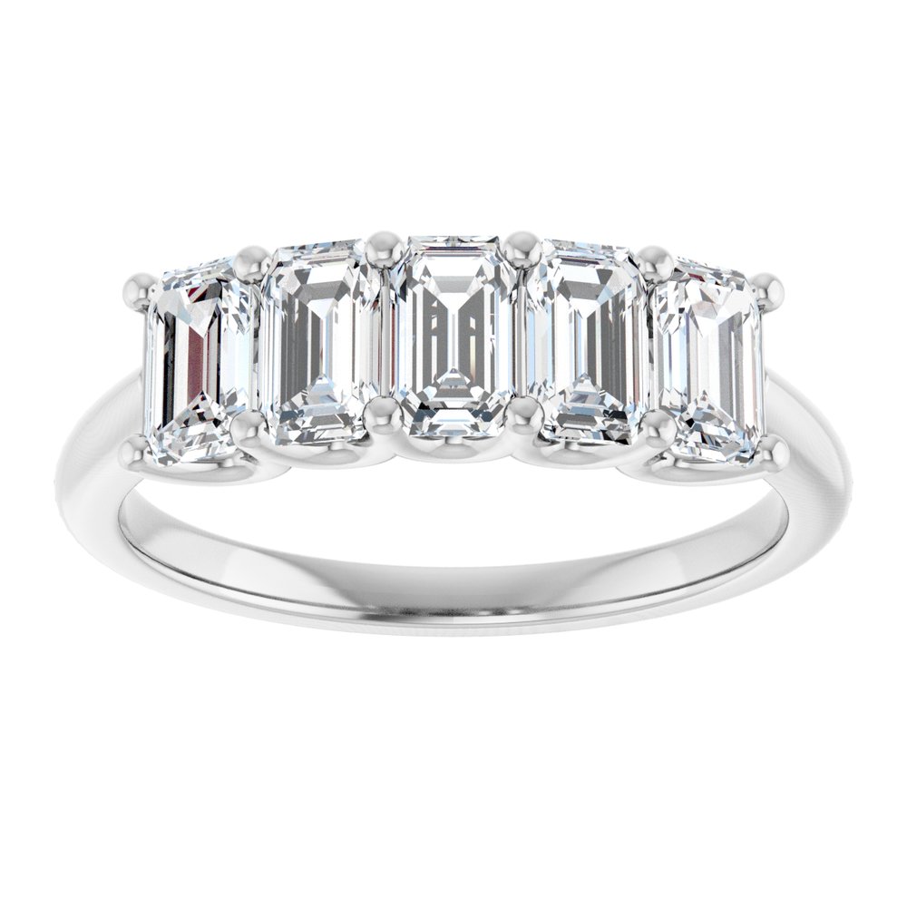 14K White Gold 1 1/2 CTW Lab-Grown Diamond Anniversary Band