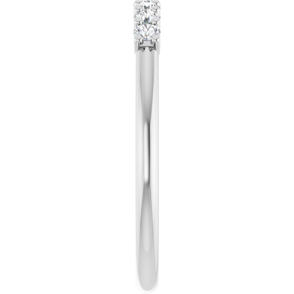 14K White Gold 1/5 CTW Lab-Grown Diamond Anniversary Band