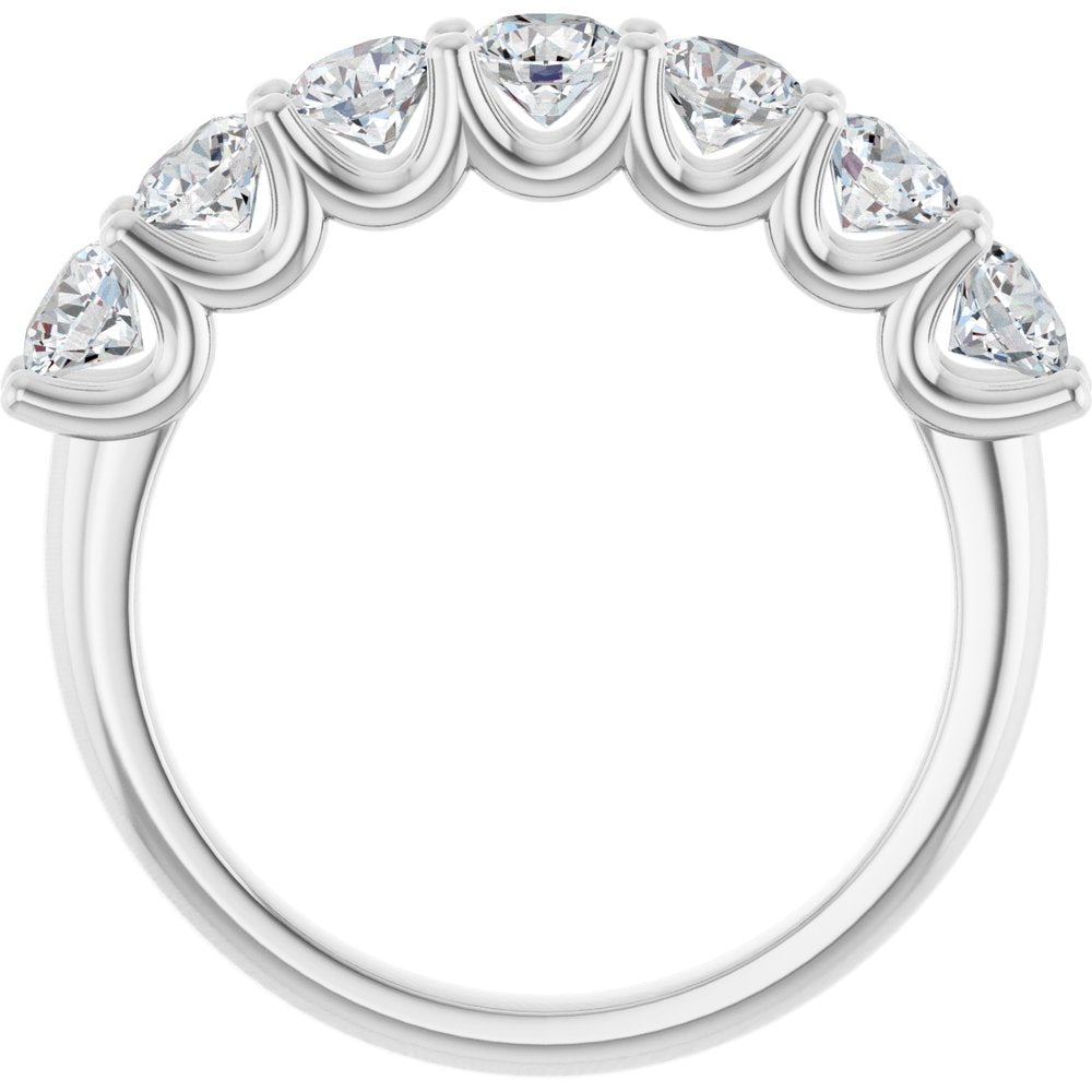 14K White Gold 1 1/3 CTW Lab-Grown Diamond Anniversary Band