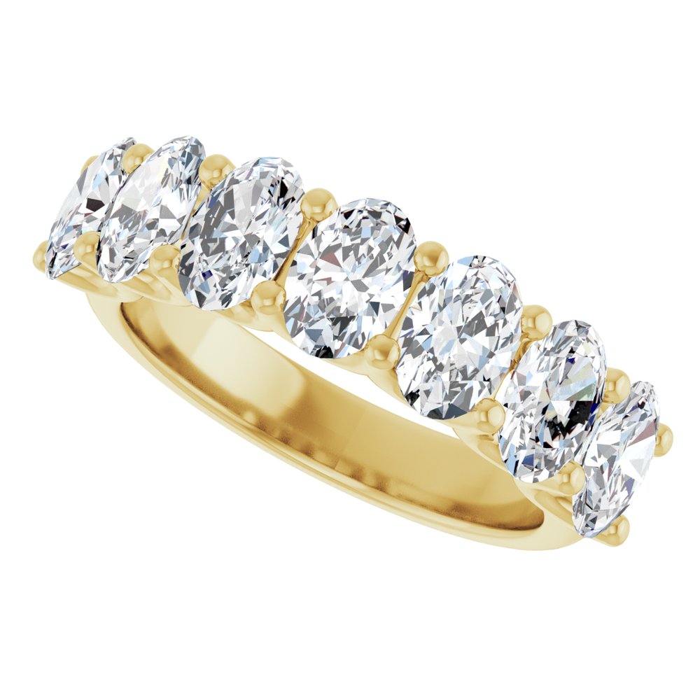 14K Yellow Gold 2 1/2 CTW Lab-Grown Diamond Anniversary Band