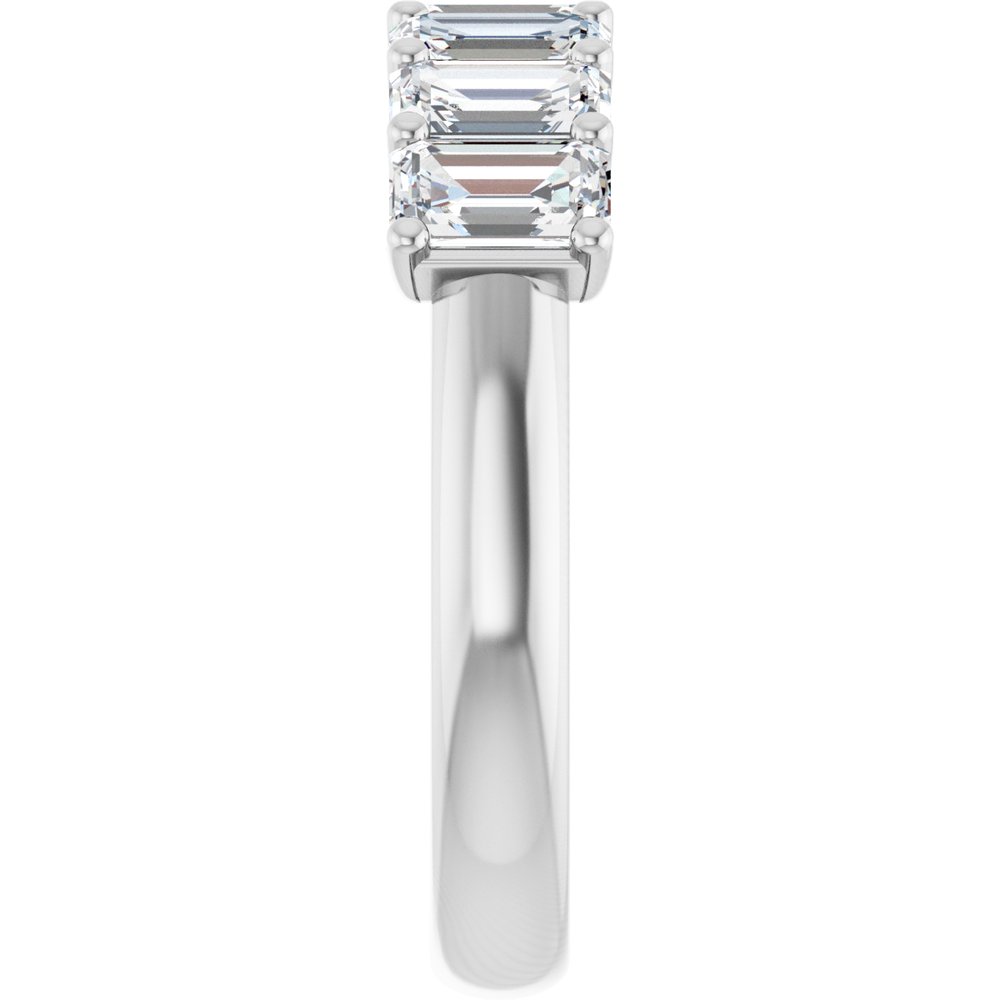 14K White Gold 2 1/6 CTW Lab-Grown Diamond Anniversary Band