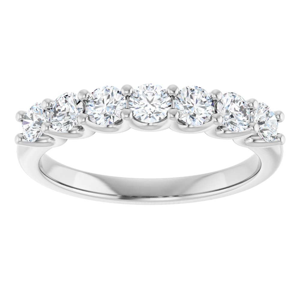14K White Gold 5/8 CTW Lab-Grown Diamond Anniversary Band