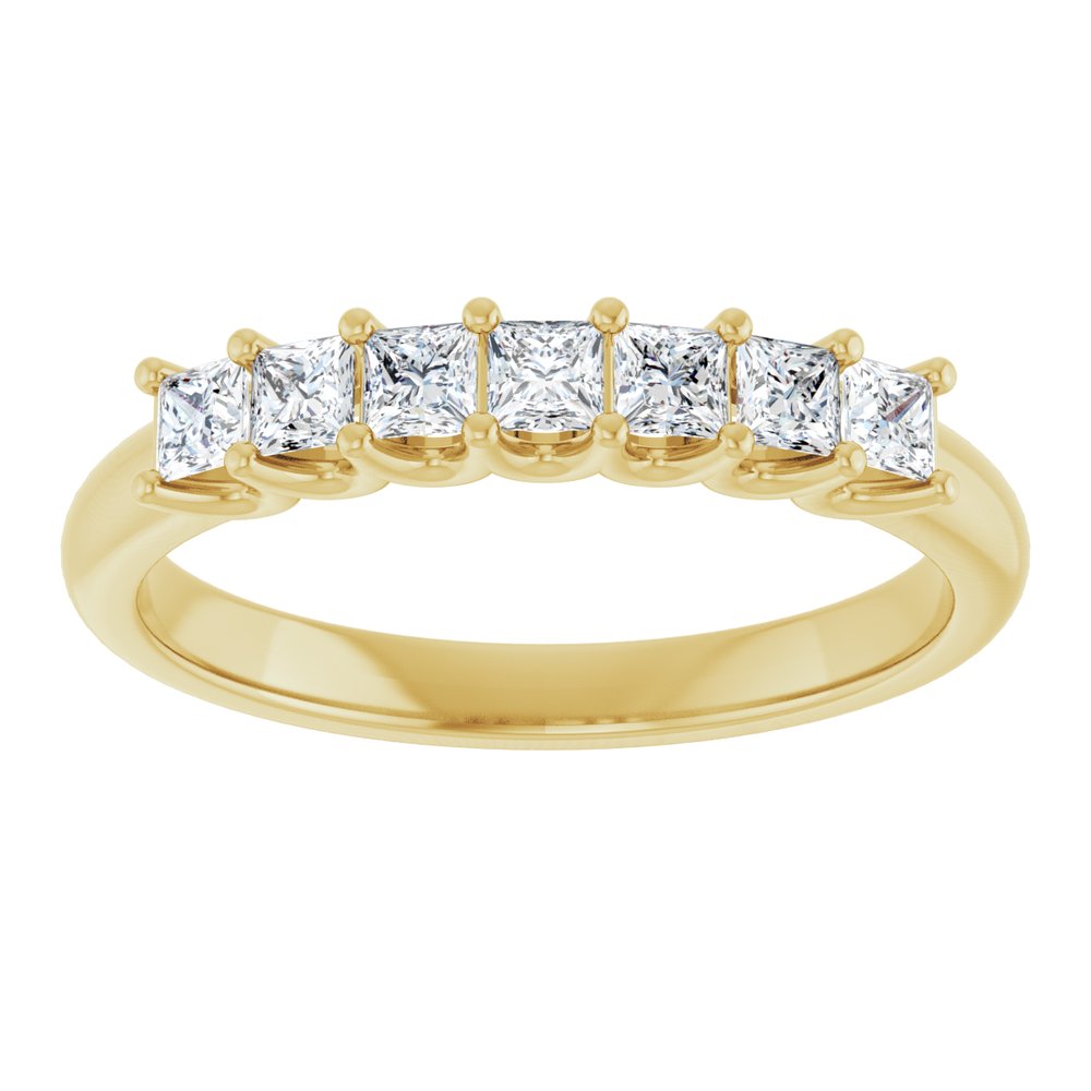 14K Yellow Gold 1/2 CTW Natural Diamond Anniversary Band