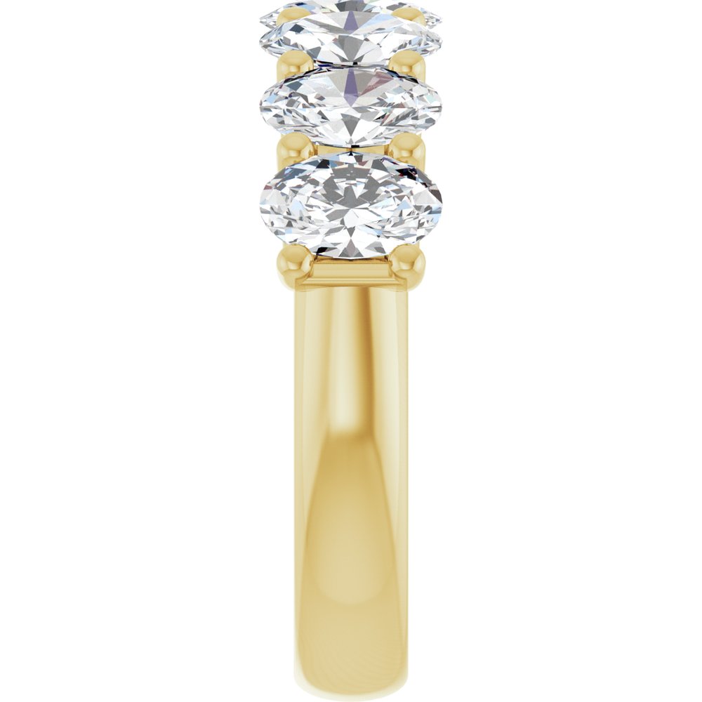 14K Yellow Gold 2 1/2 CTW Lab-Grown Diamond Anniversary Band