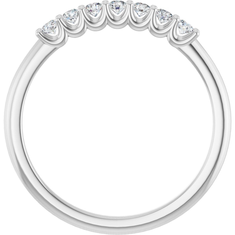 14K White Gold 1/5 CTW Lab-Grown Diamond Anniversary Band