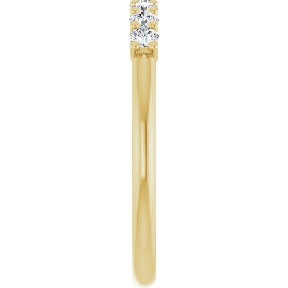14K Yellow Gold 1/3 CTW Lab-Grown Diamond Anniversary Band