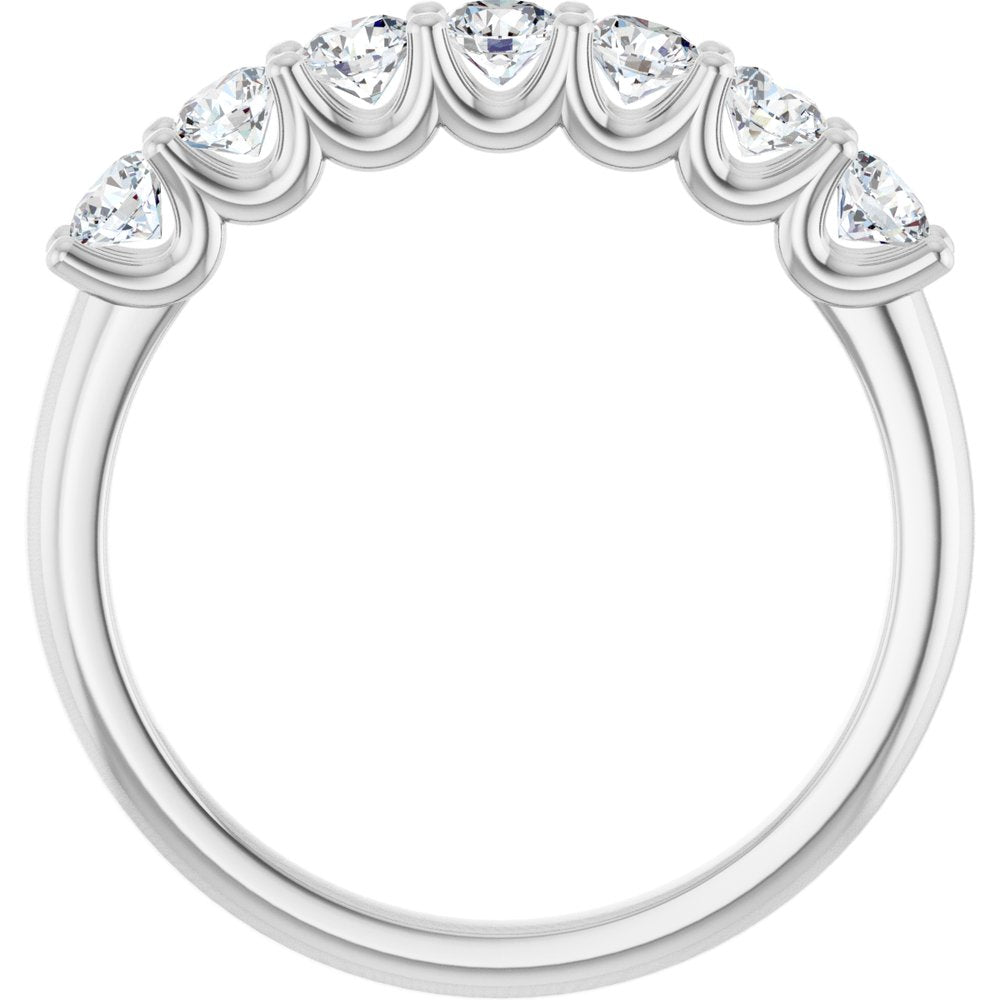 14K White Gold 5/8 CTW Lab-Grown Diamond Anniversary Band