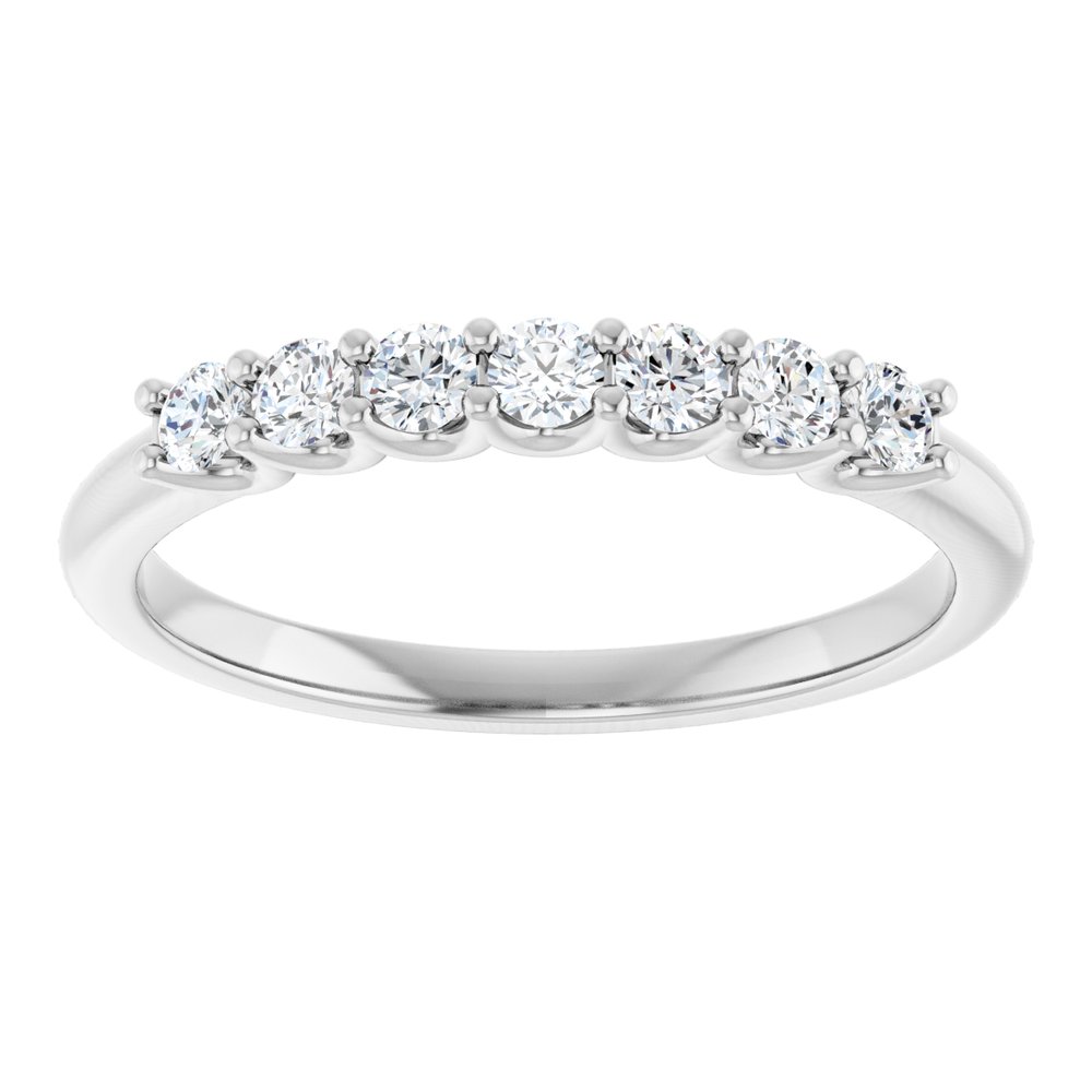 14K White Gold 1/3 CTW Lab-Grown Diamond Anniversary Band