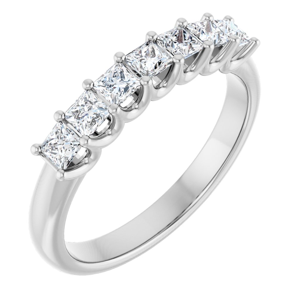 14K White Gold 5/8 CTW Lab-Grown Diamond Anniversary Band