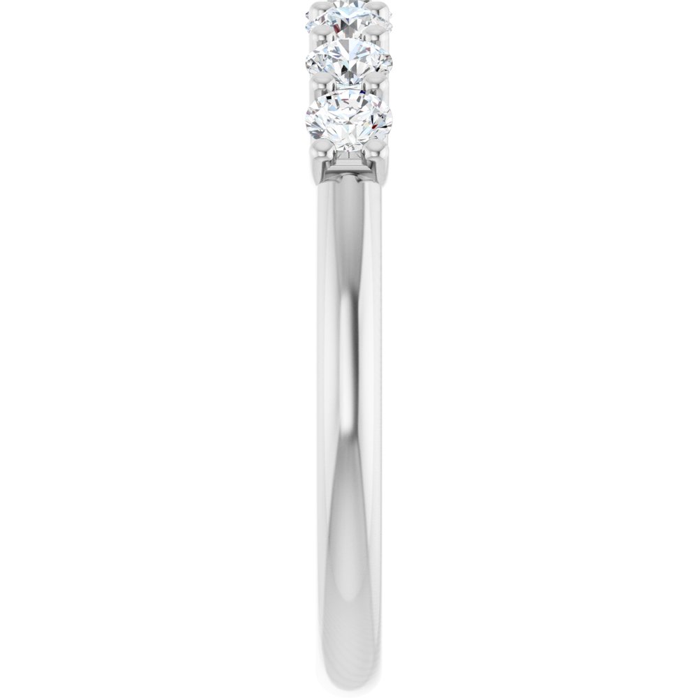 14K White Gold 1/2 CTW Lab-Grown Diamond Anniversary Band