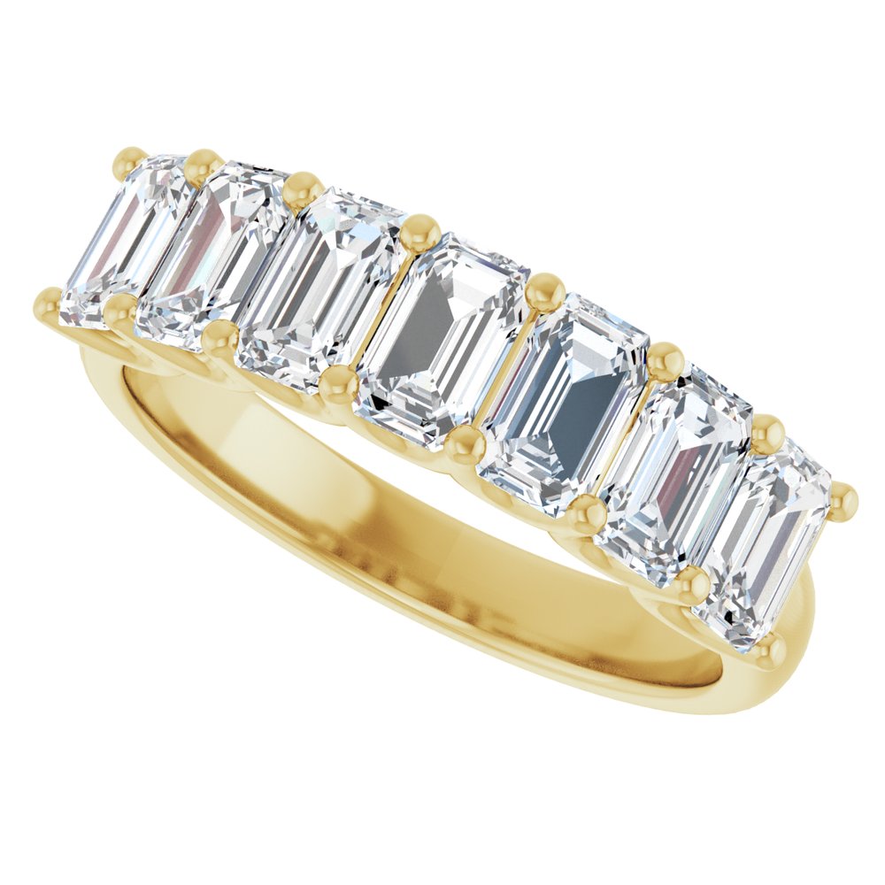 14K Yellow Gold 2 1/6 CTW Lab-Grown Diamond Anniversary Band