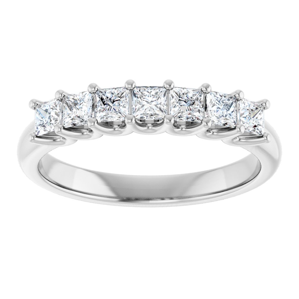 14K White Gold 5/8 CTW Lab-Grown Diamond Anniversary Band