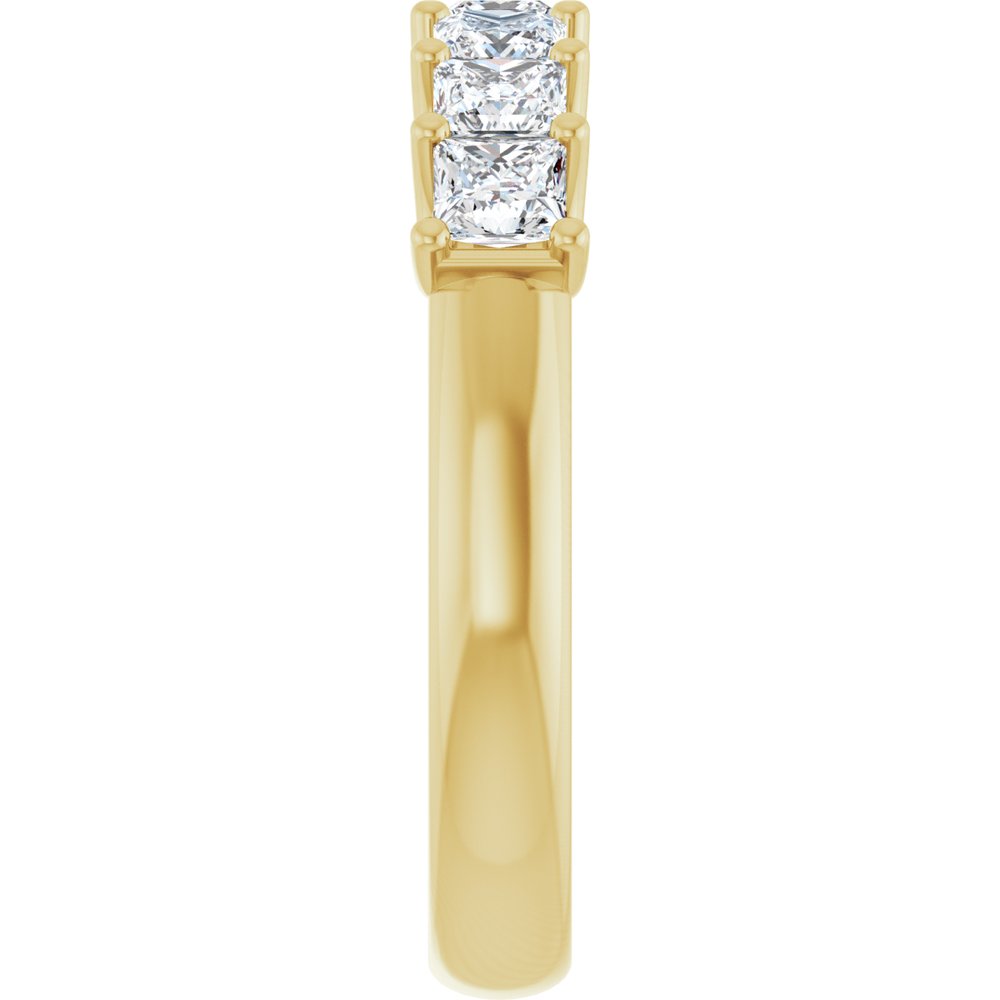 14K Yellow Gold 1 1/6 CTW Lab-Grown Diamond Anniversary Band