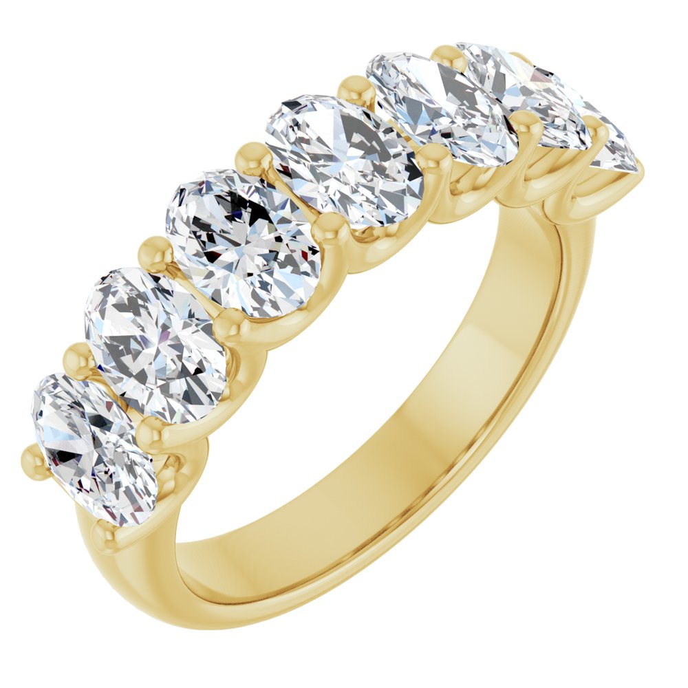 14K Yellow Gold 2 1/2 CTW Lab-Grown Diamond Anniversary Band