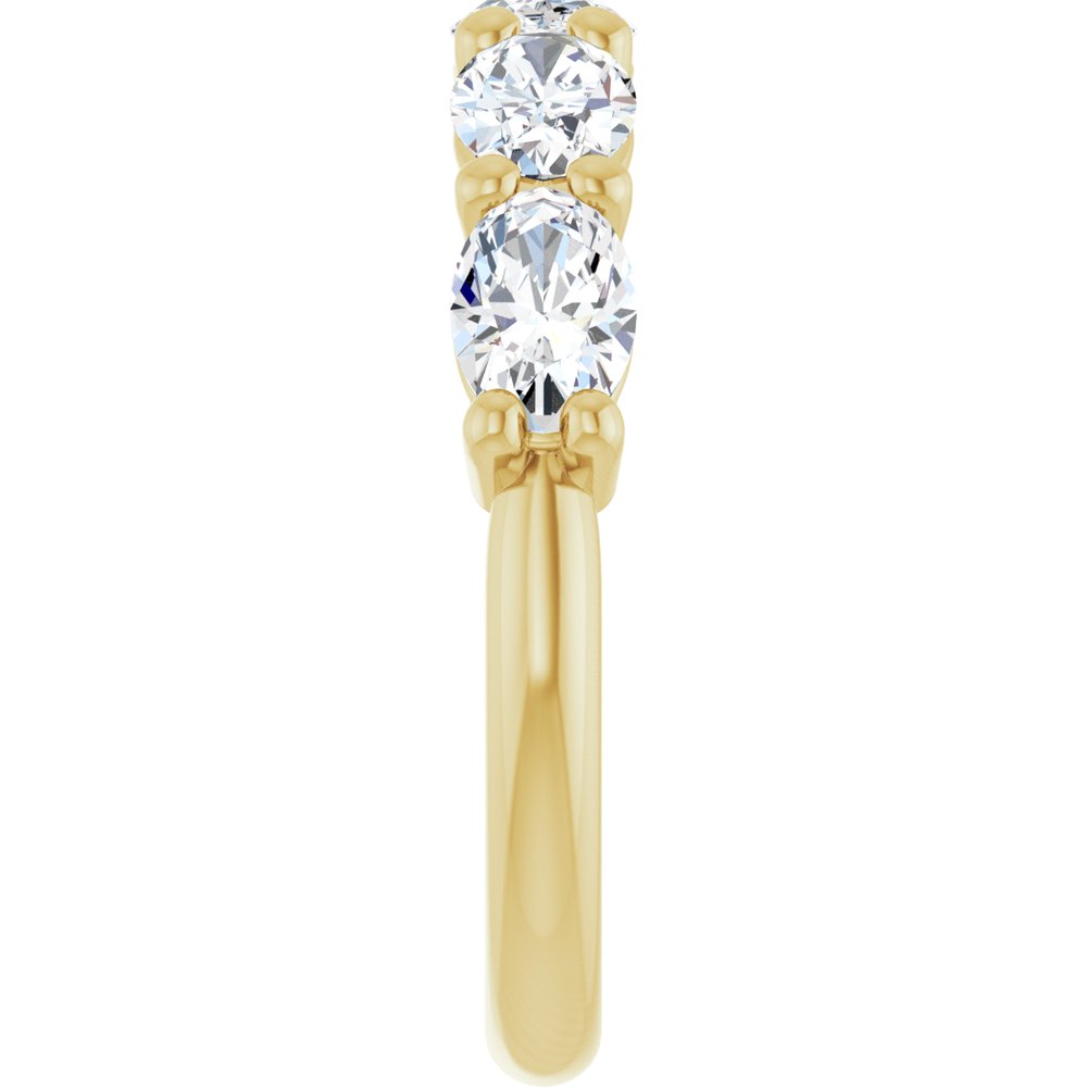 14K Yellow Gold 2 CTW Lab-Grown Diamond Anniversary Band