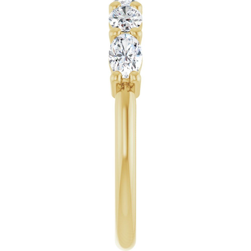 14K Yellow Gold 1 1/8 CTW Natural Diamond Annniversary Band