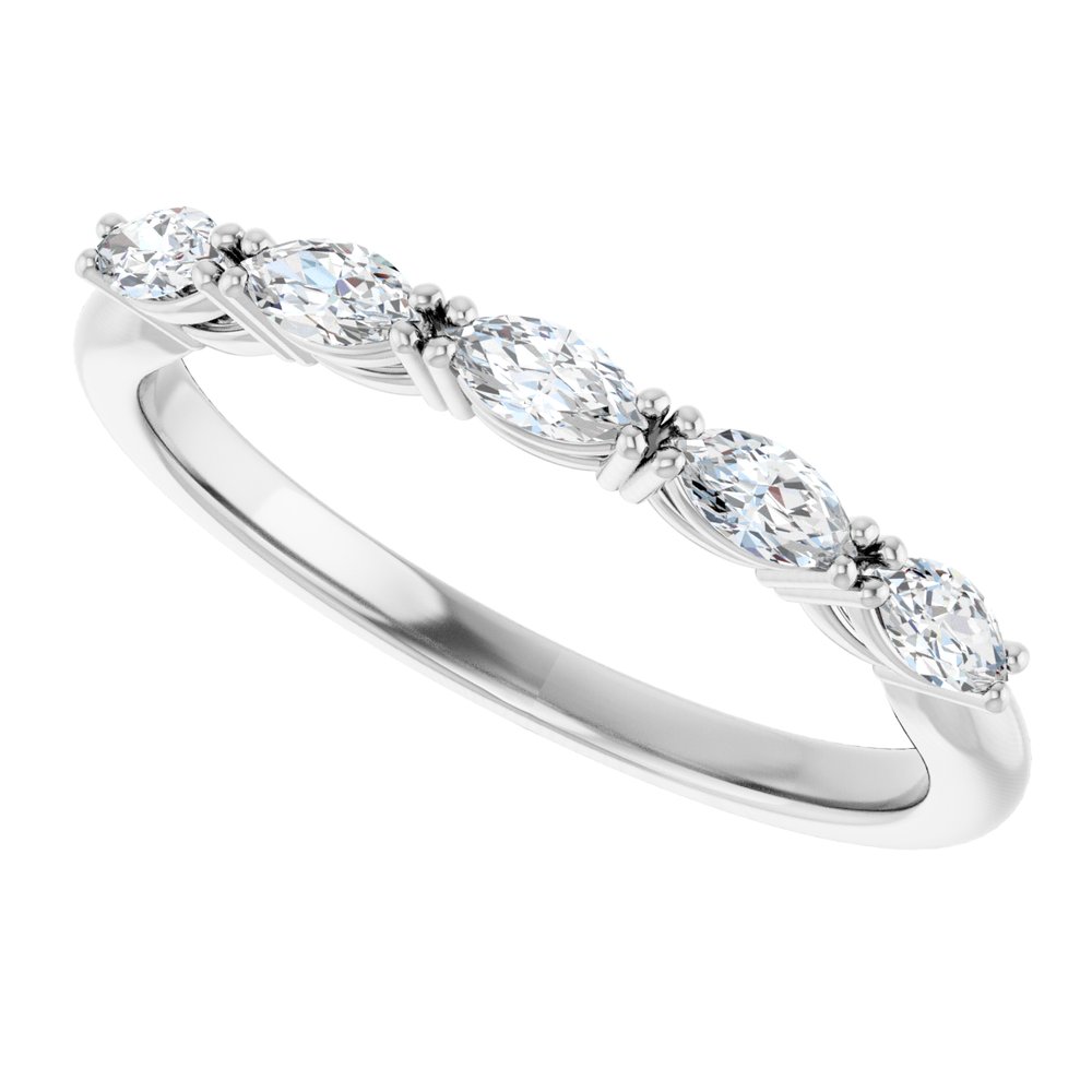 14K White Gold 1/3 CTW Lab-Grown Diamond Anniversary Band