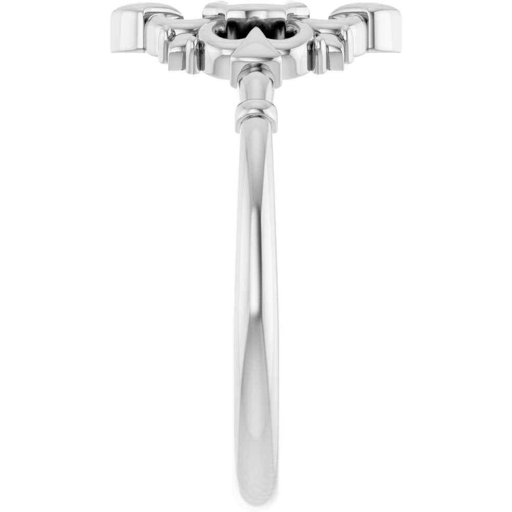 Sterling Silver Vintage-Inspired Ring