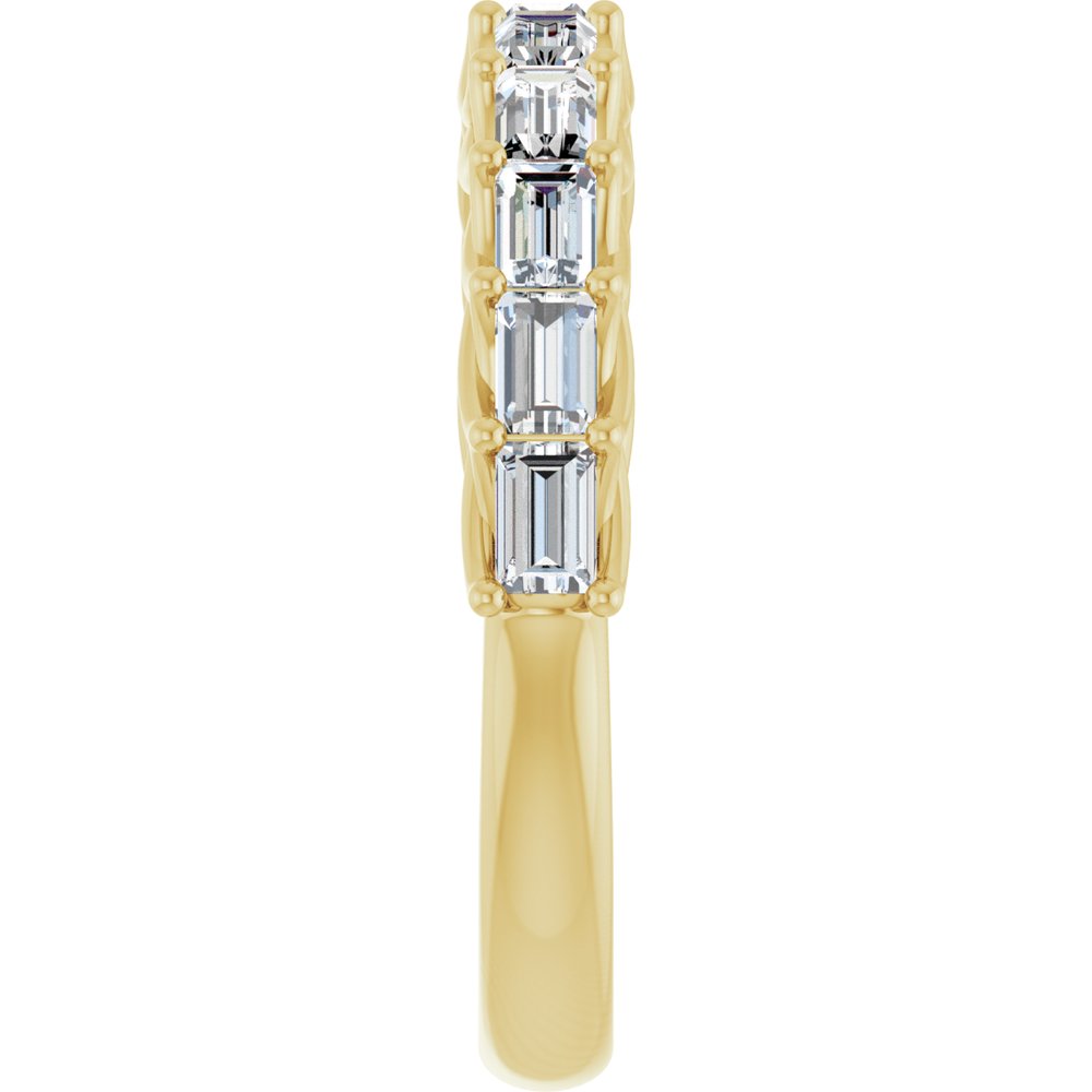 14K Yellow Gold 3/4 CTW Natural Diamond Anniversary Band