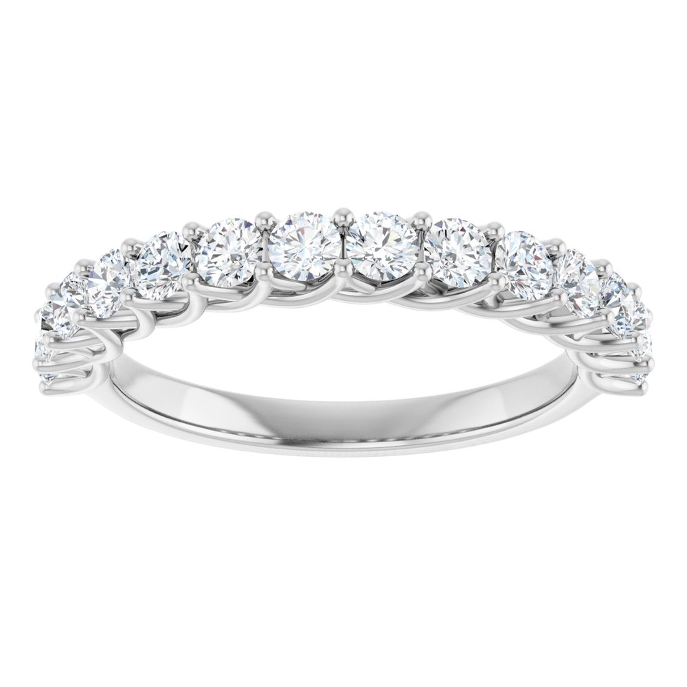 14K White Gold 7/8 CTW Lab-Grown Diamond Anniversary Band