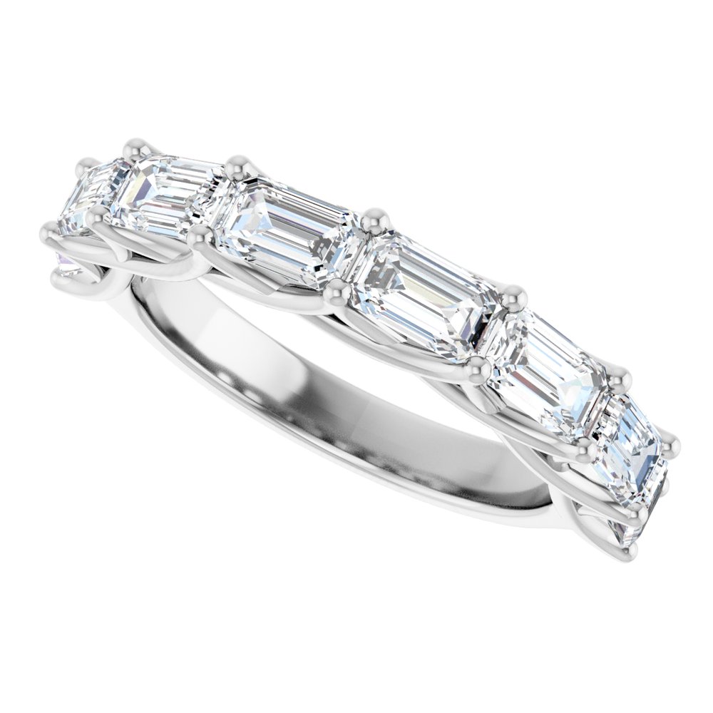 14K White Gold 2 3/4 CTW Lab-Grown Diamond Anniversary Band