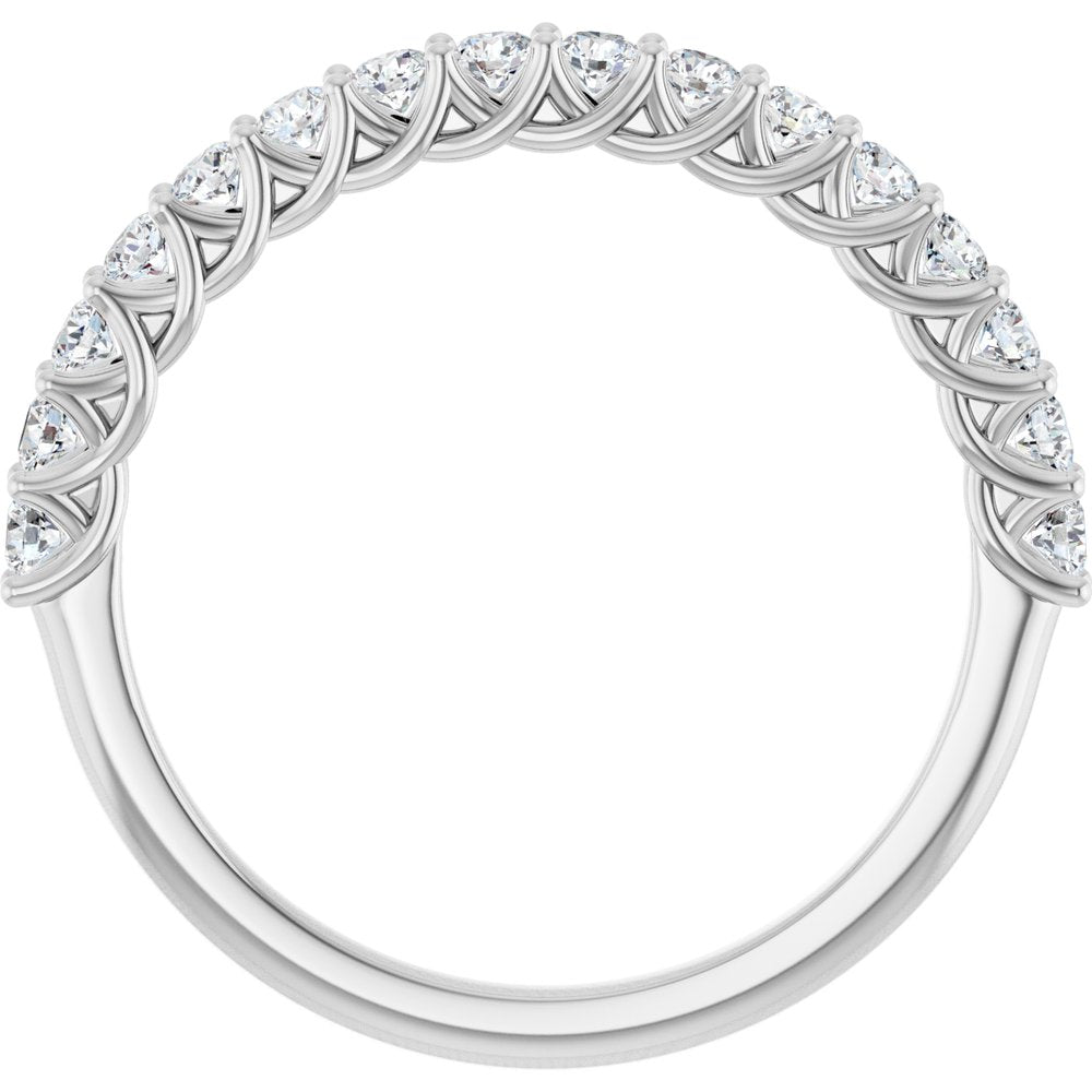 14K White Gold 1/2 CTW Lab-Grown Diamond Anniversary Band