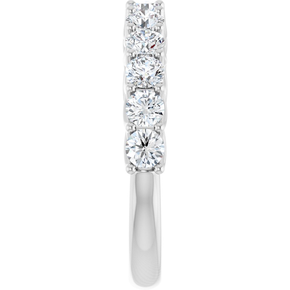 14K White Gold 1 CTW Lab-Grown Diamond Anniversary Band