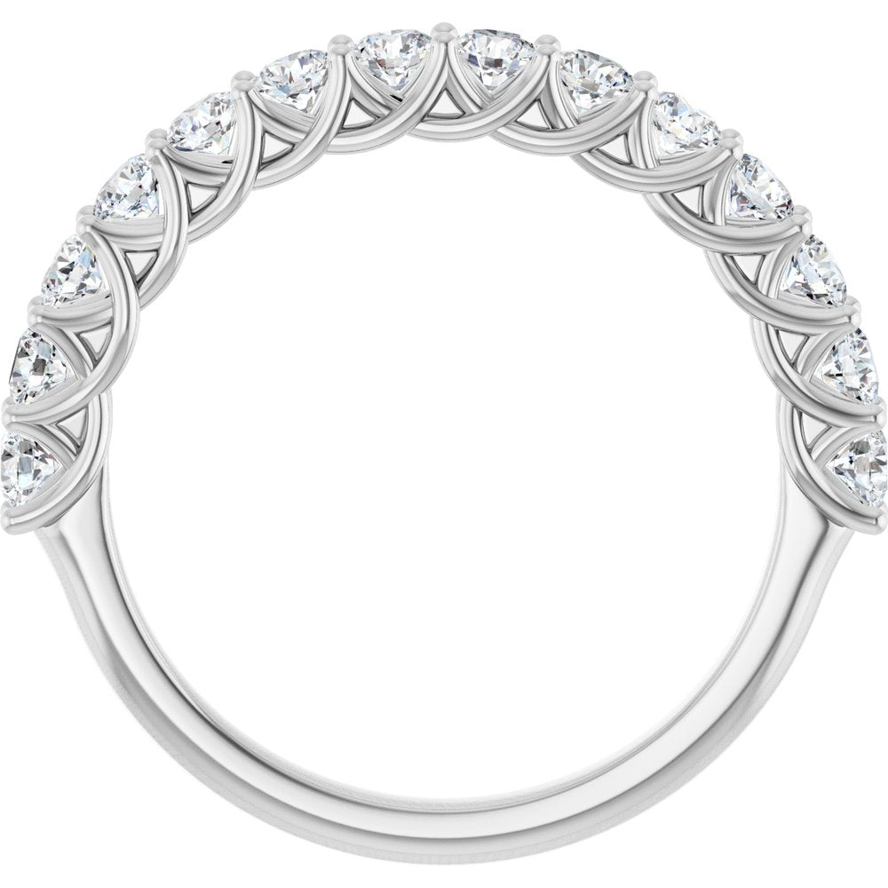 14K White Gold 7/8 CTW Lab-Grown Diamond Anniversary Band