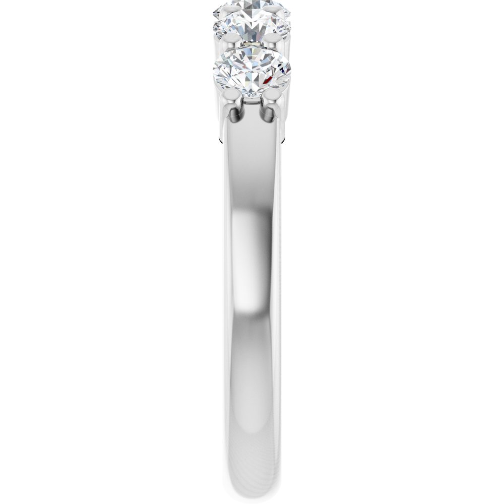 14K White Gold 3/4 CTW Lab-Grown Diamond Anniversary Band