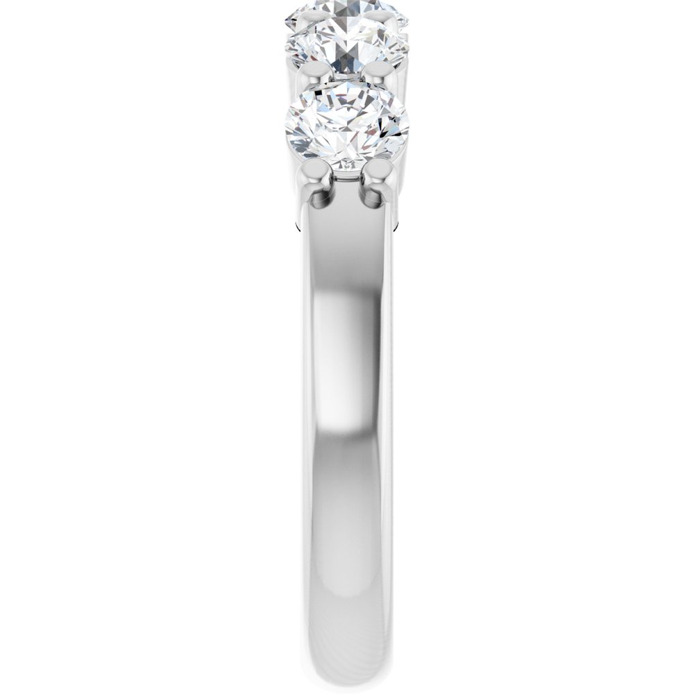 14K White Gold 1 1/3 CTW Natural Diamond Anniversary Band