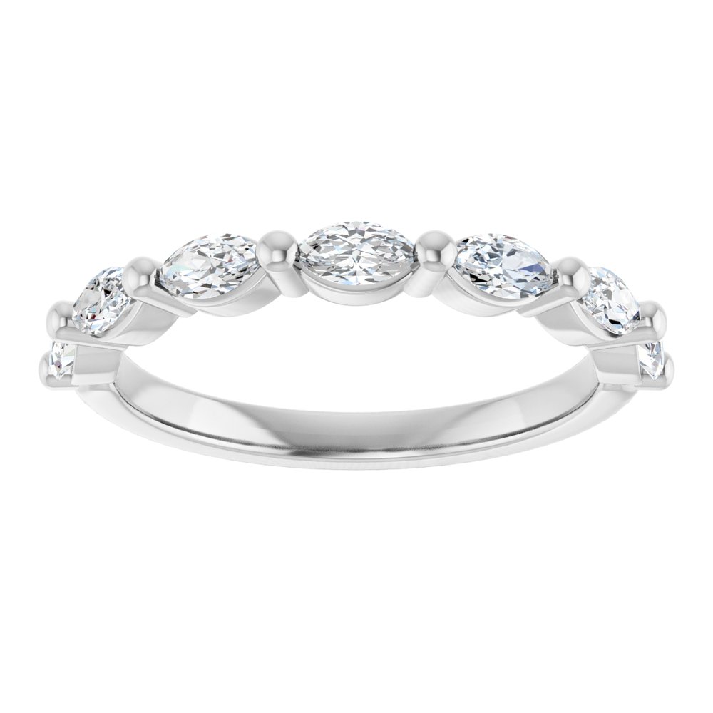 14K White Gold 1/2 CTW Lab-Grown Diamond Anniversary Band