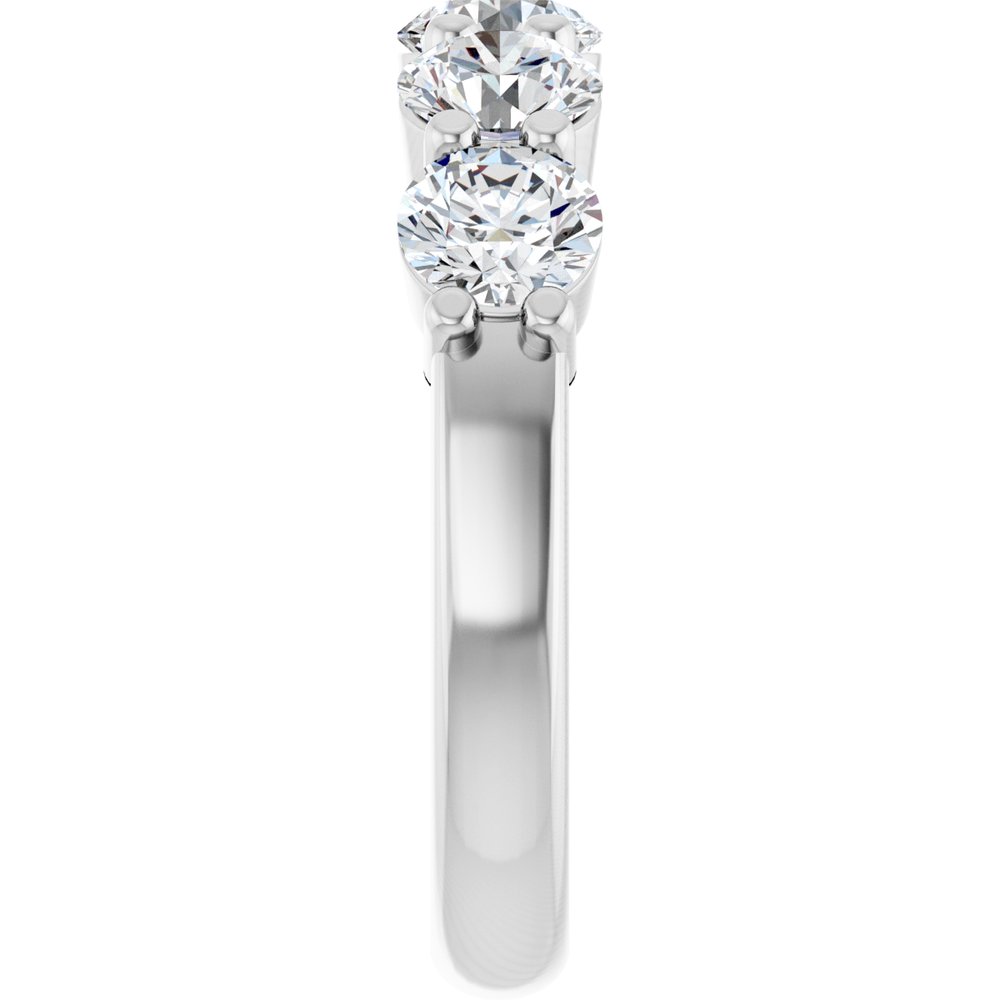 14K White Gold 1 9/10 CTW Lab-Grown Diamond Anniversary Band