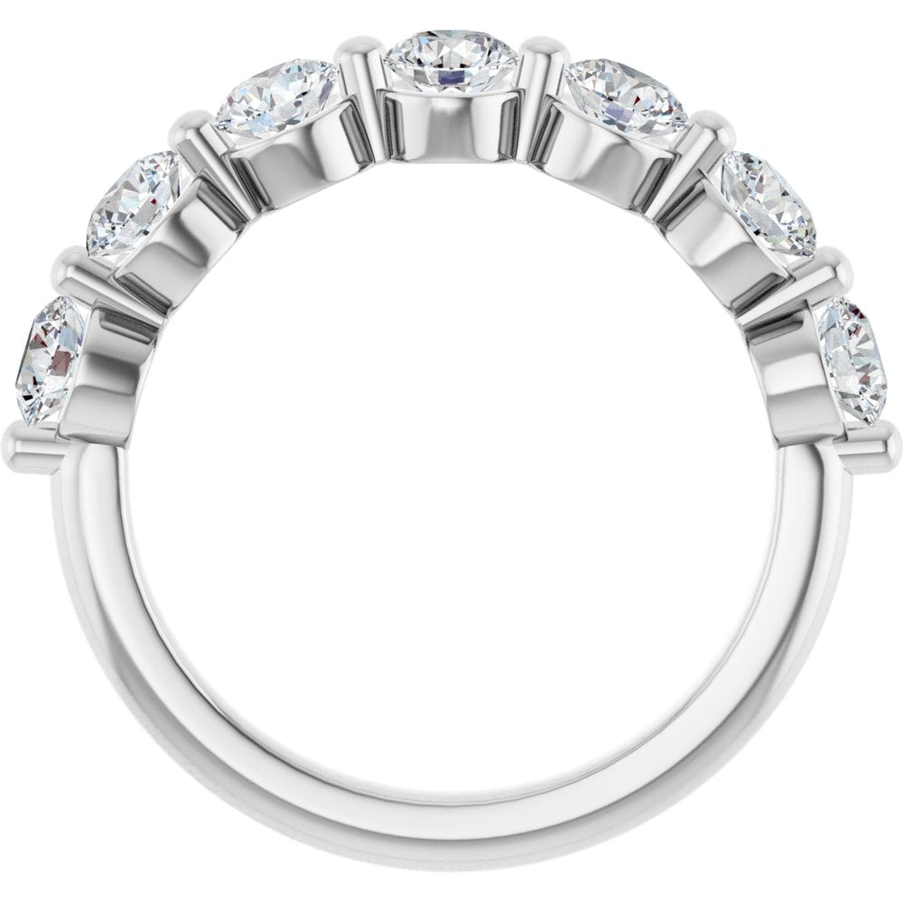 14K White Gold 1 1/2 CTW Lab-Grown Diamond Anniversary Band